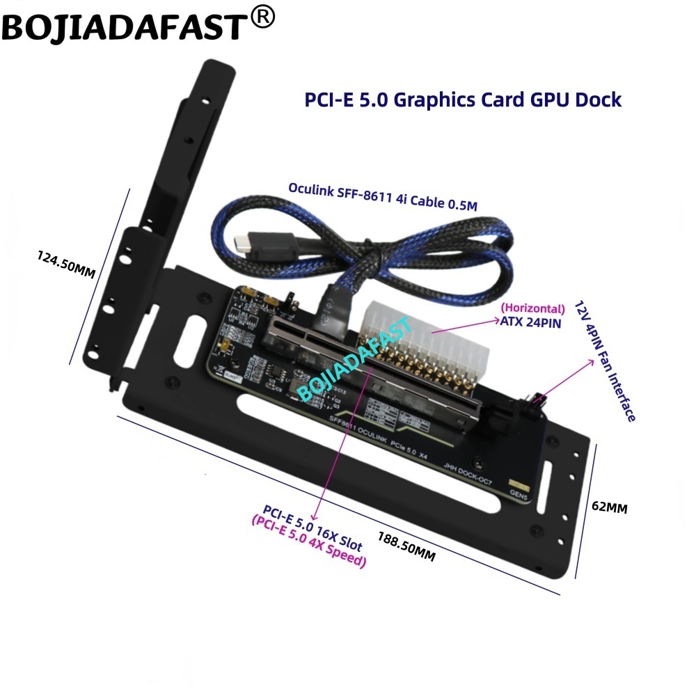 PCI-E 5.0 X4 OCuLink External  - Oculink Egpu Dock Graphics Card recension och pris