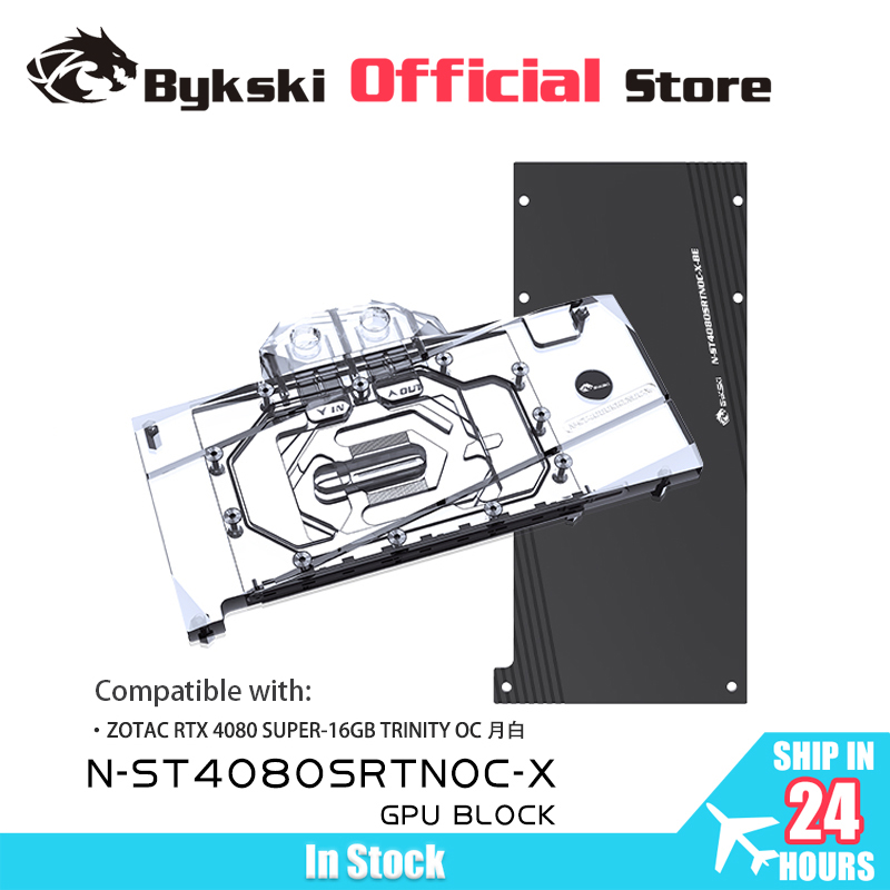 Bykski N-ST4080SRTNOC-X GPU Bl - Rtx 4080 Super 16Gb recension och pris