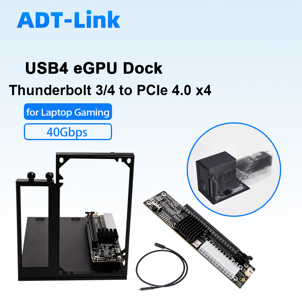 ADT-Link USB4 eGPU Dock Thunde - Thunderbolt 4 External Gpu Enclosure recension och pris