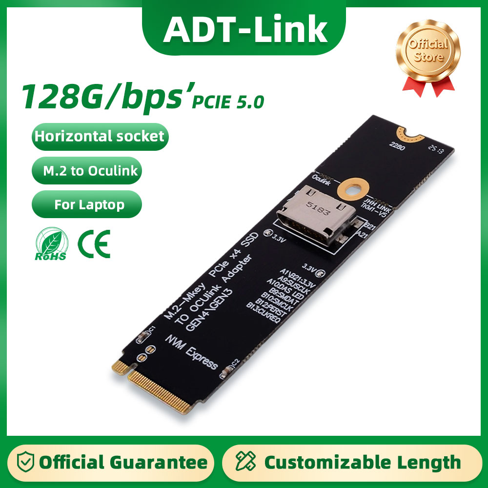 ADT-Link PCIe 5.0 X4 to OCuLin - Oculink Egpu Dock Graphics Card recension och pris