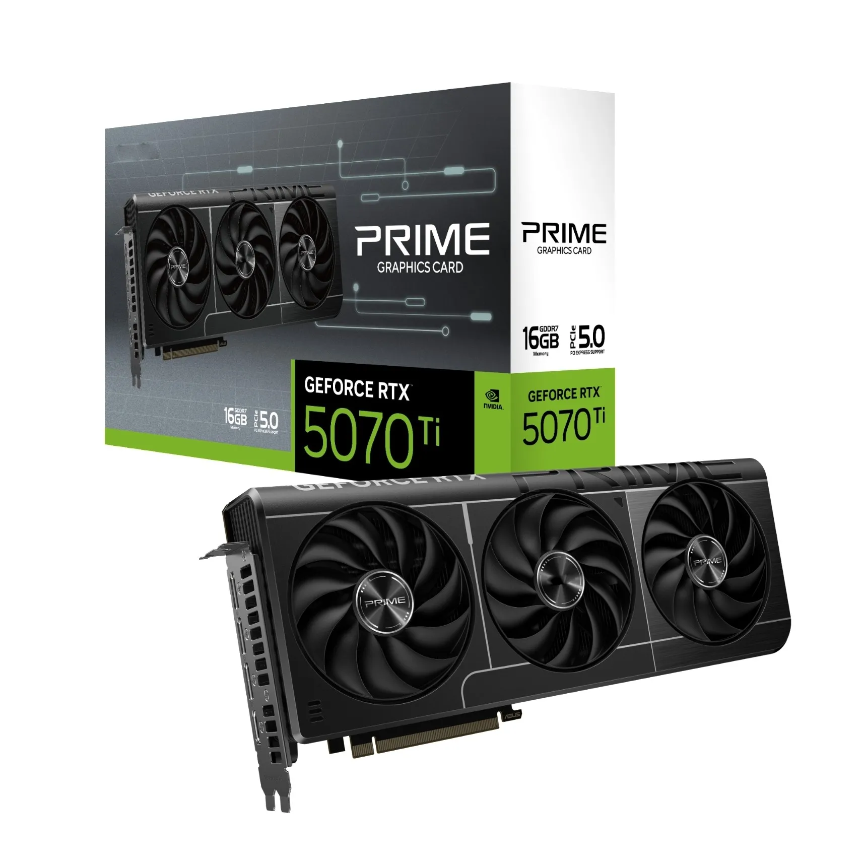 2025 New PRIME GeForce RTX 507 - Triple Fan Gaming Graphics Card 16Gb recension och pris