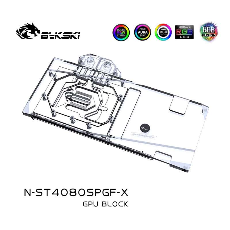 Bykski N-ST4080SPGF-X GPU Bloc - Rtx 4080 Super 16Gb recension och pris